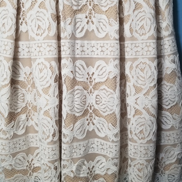 Francesca's White Lace Dress ( above the knee) - Picture 5 of 7